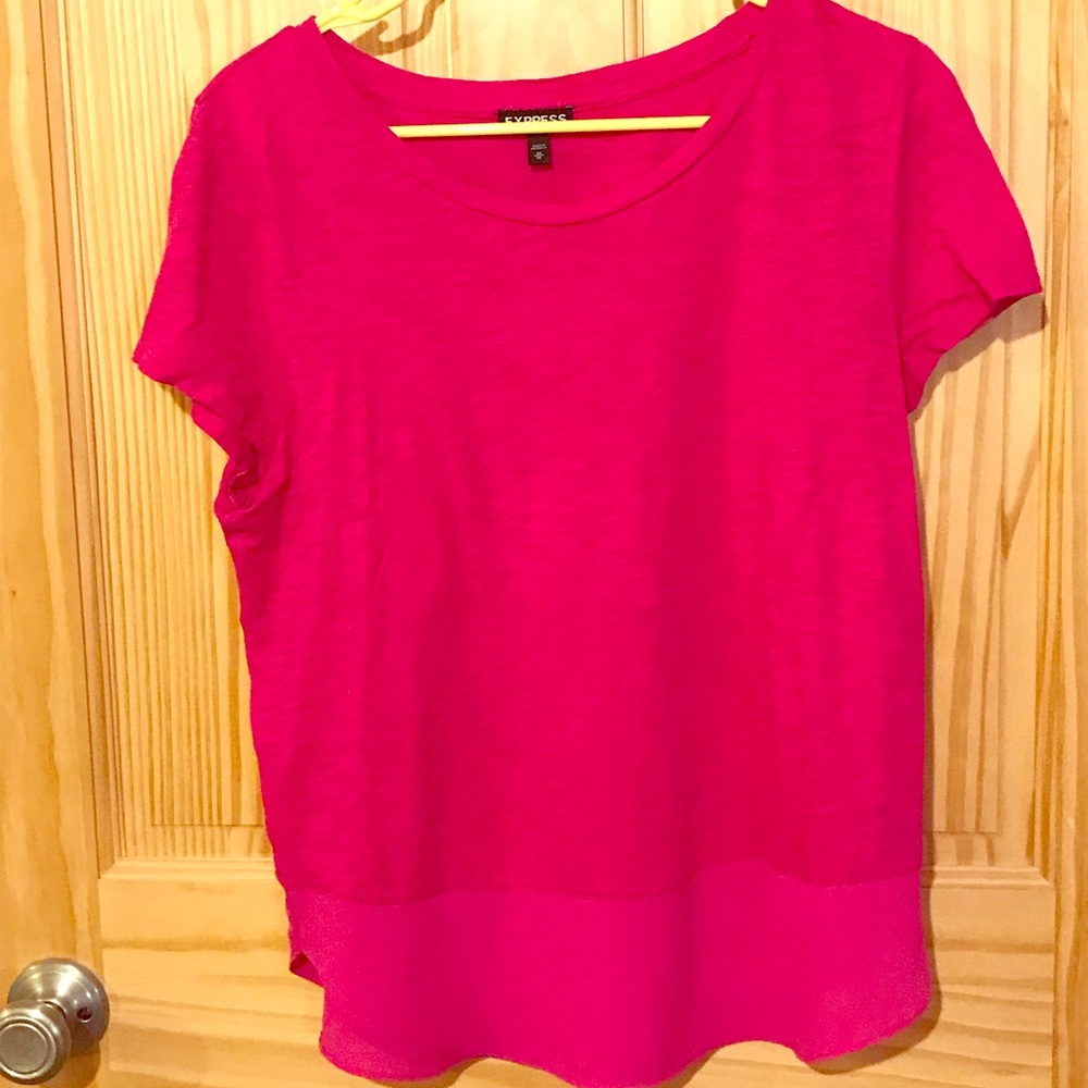 💙Express Magenta blouse